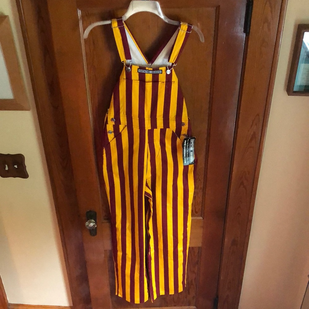 Striped Overalls Unisex